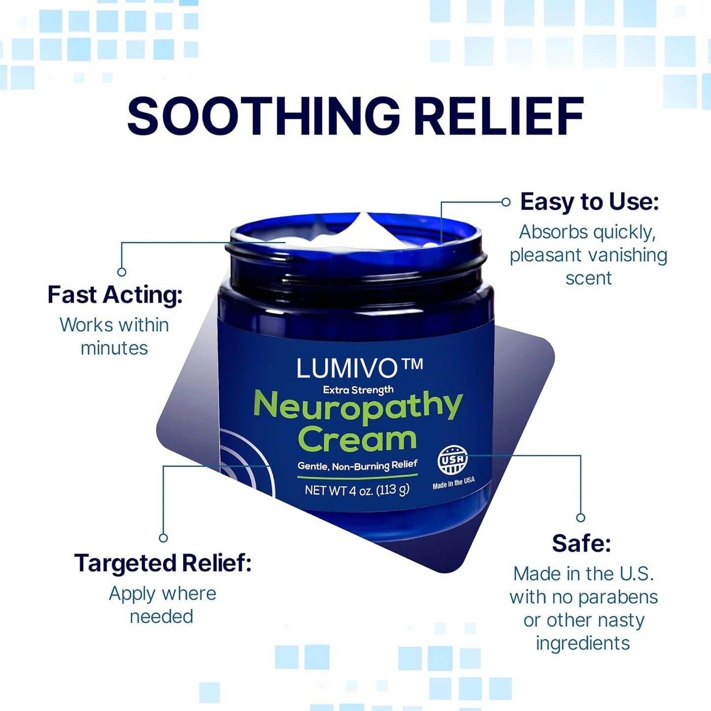 LUMIVO™ Plant-Based Neuropathy Cream