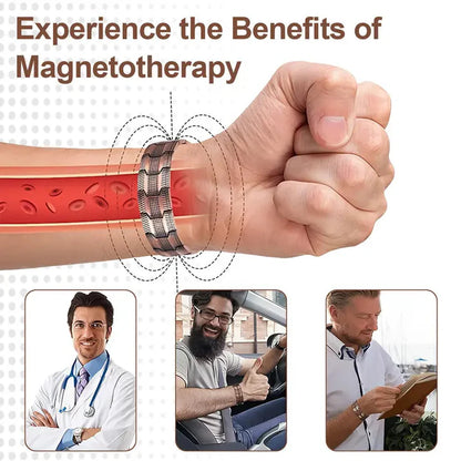 Pure Copper Magnetic Bracelet – Relieve Pain & Boost Circulation